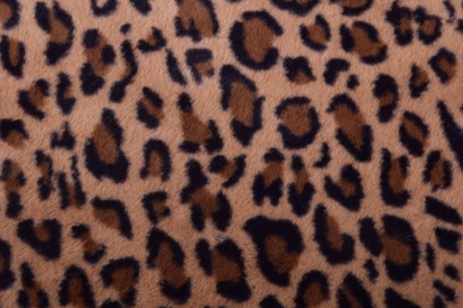 Kožušinka s nízkym vlasom so vzorom leopardej kože 132.308/0803