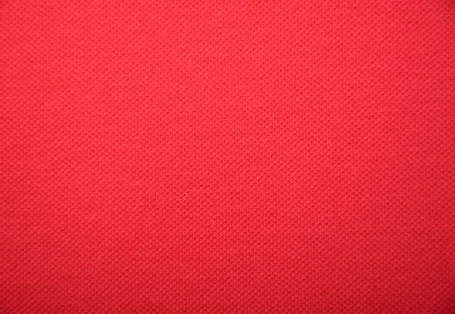 Športový úplet piké v červenej farbe PAR100