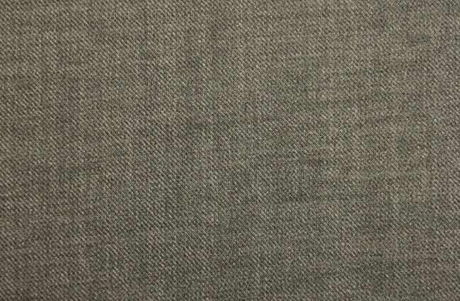 Kostýmová látka v khaki farbe s ľanovým vzhľadom 15696/215
