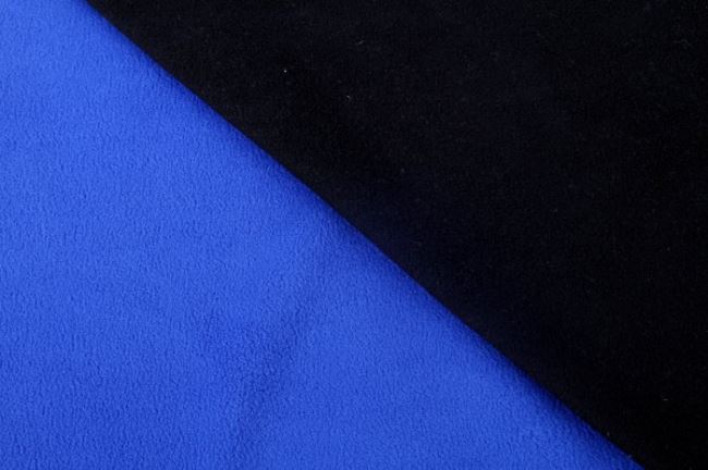 Obojstranný čierno-modrý fleece 0375/650