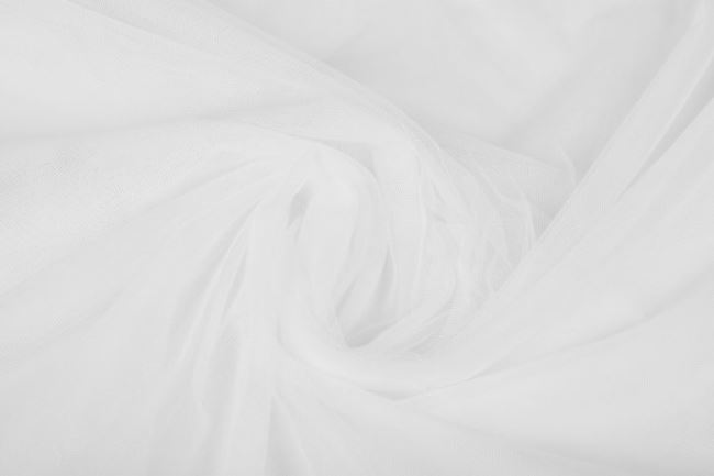 Jemný tyl v bielej farbe 330-61206