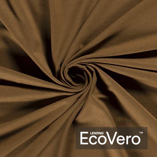 Viskózová teplákovina Eco Vero v hnedej khaki farbe 18501/027