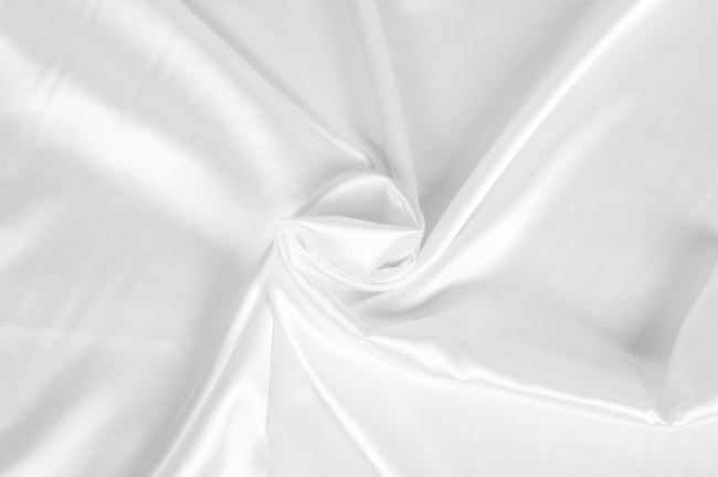 Svadobný satén v bielej farbe 0141/001