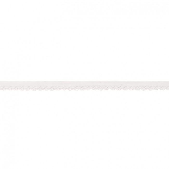 Guma s čipkou v bielej farbe 367R-43933