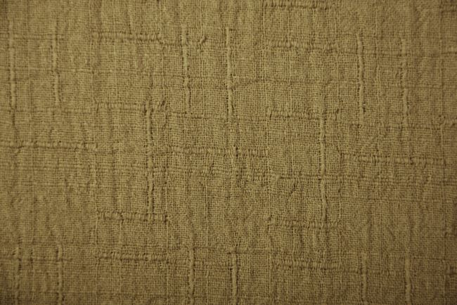 Bambusový mušelín v khaki farbe 186133