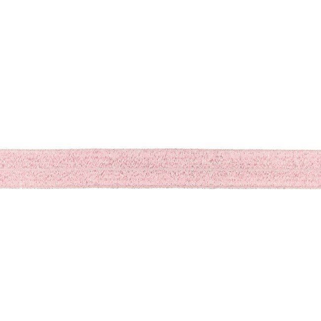 Lemovacia guma v ružovej farbe s leskom široká 2cm 32263