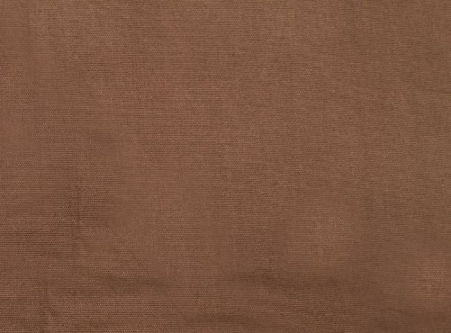 Kanvas jednofarebná poťahová látka v hnedej farbe 0183/170