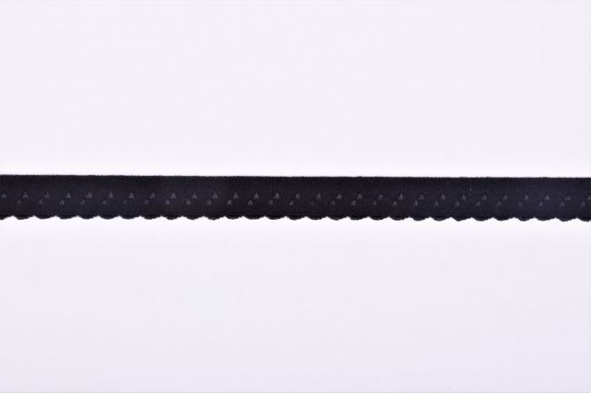 Lemovacia guma v čiernej farbe o šírke 1,2 cm 11355