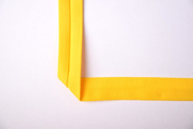 Viskózový lemovací prúžok v žltej farbe - 3 m 3DOKI712