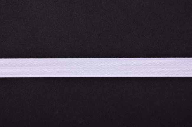 Lemovacia gumička v bielej farbe o šírke 1,5 cm 11340