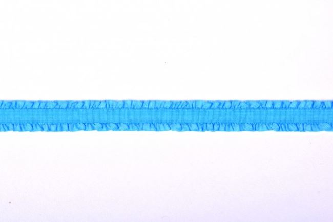 Lemovacia guma s volánmi v tyrkysovej farbe o šírke 1,2 cm 43507