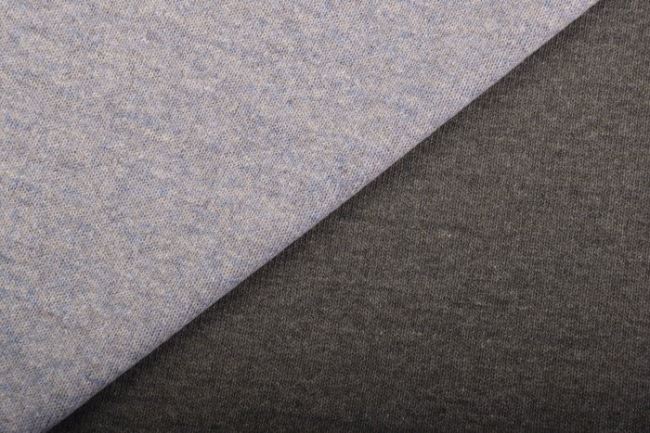 Obojstranná pletenina v khaki farbe PA787