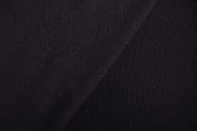 Bambusová teplákovina French Terry v čiernej farbe 0901/999