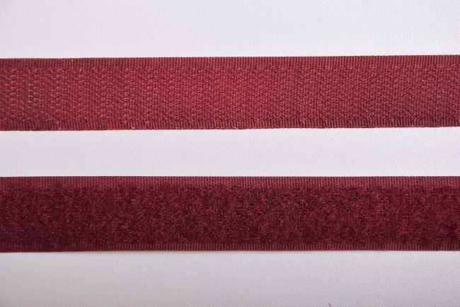 Suchý zips 16 mm vo vínovej farbe I-TR0-16-178