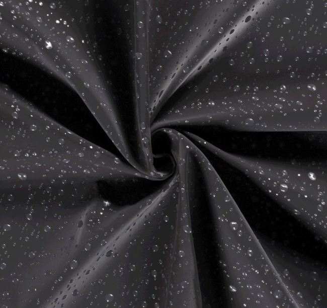 Softshell v tmavo šedej farbe s fóliovými kvapôčkami 18421/068
