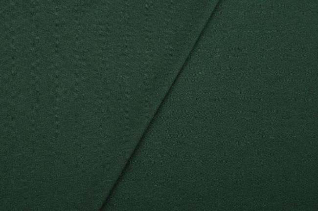 Teplákovina French Terry v tmavo zelenej farbe 02775/028