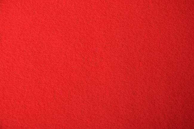 Bavlnený fleece v červenej farbe 10004/015