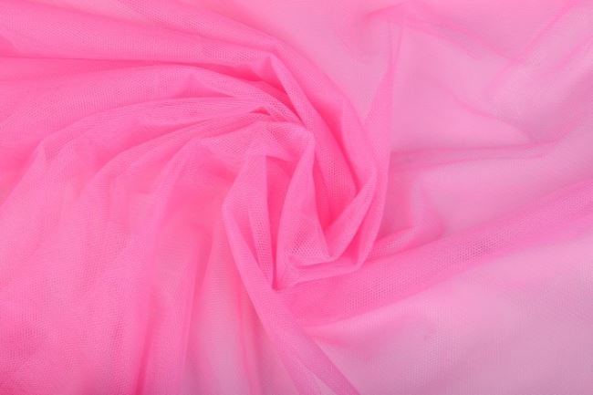 Jemný tyl v ružovej farbe 330-61199