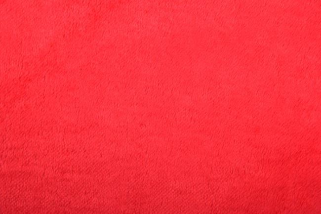 Fleece s chlpom v červenej farbe 10155/015