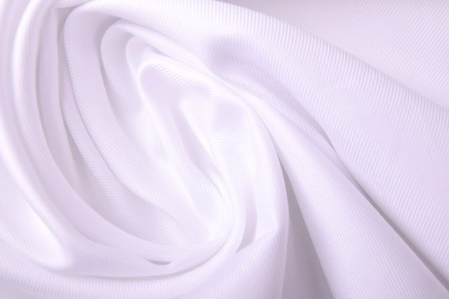 Košeľovina v bielej farbe s drobným tkaným vzorom BF005