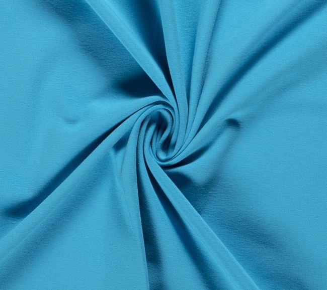 Bavlnený úplet vo svetlo modrej farbe T14489/3