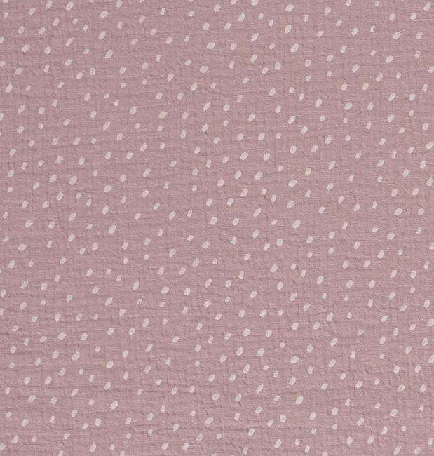 Mušelín v ružovej farbe s potlačou bodeik 19294/012