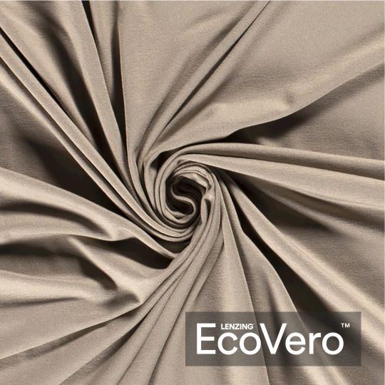 Viskózová teplákovina Eco Vero v béžovej farbe 18501/054