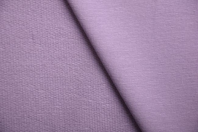 Teplákovina French Terry v lila farbe TG77139