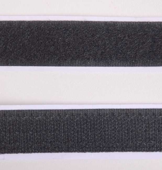 Suchý zips 20 mm v čiernej farbe I-TRO-20-332