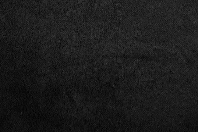 Fleece s chlpom v čiernej farbe 10155/069