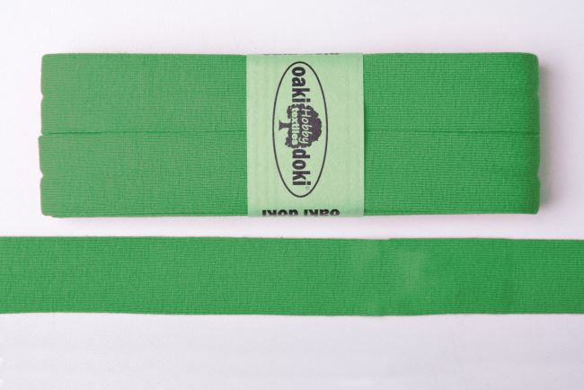 Viskózový lemovací prúžok v zelenej farbe - 3 m 3DOKI451
