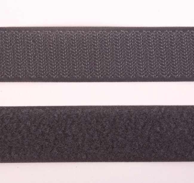 Suchý zips 30 mm v tmavo šedej farbe I-TR0-30-312