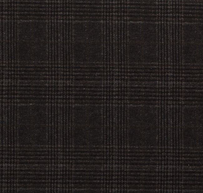 Punto di Roma v čiernej farbe so vzorom kocky a kohútia stopy 18202/027