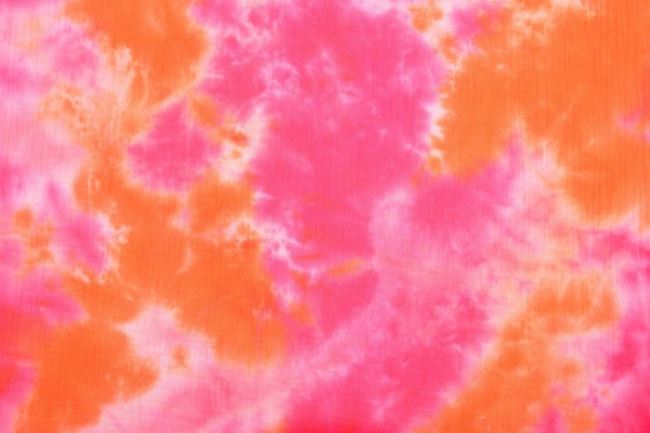 Mušelín s ružovým batikovaným vzorom 134052.0801
