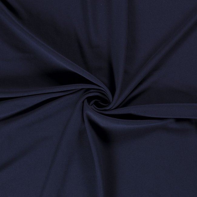 Bavlnený úplet v tmavo modrej farbe 16556/008