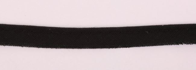 Bavlnená paspulka čierna K-LM0-2200-332