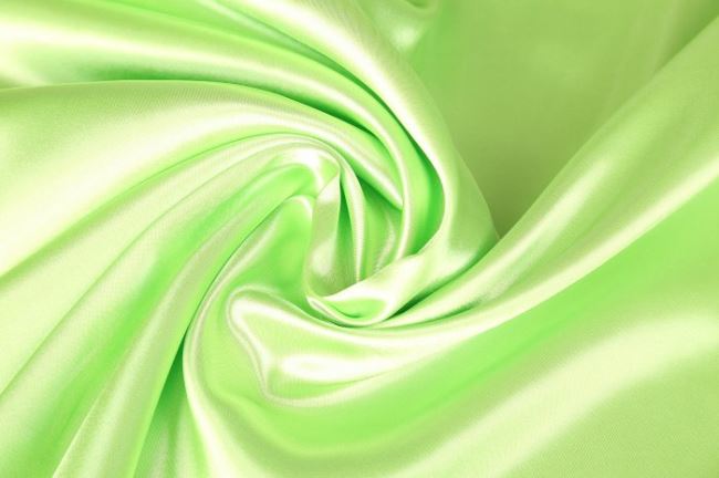 Satén vo svetlo zelenej farbe FA7