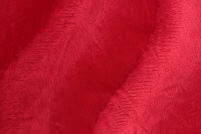 Imitácia zvieracej kože v červenej farbe 05499/015