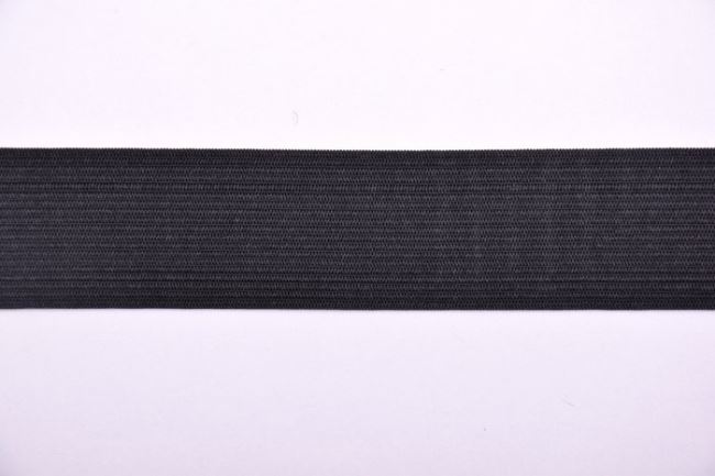 Bielizňová guma o šírke 20 mm v čiernej farbe K-JTX-88020-2