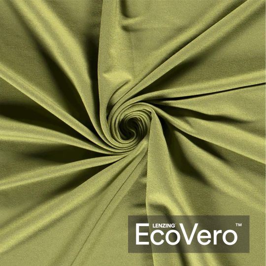 Viskózová teplákovina Eco Vero v limetkovo zelenej farbe 18501/023