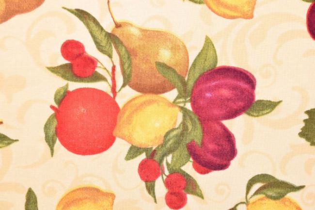 Americká bavlna na patchwork s ovocím 199PYOPM/76