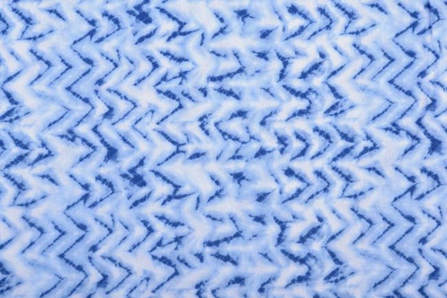 Americká bavlna na patchwork z kolekcie Nuno s batikovaným vzorom cik-cak 48044-13