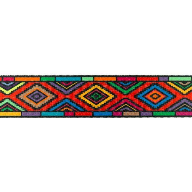 Popruh so vzorom mozaiky v šírke 3,5 cm 33132