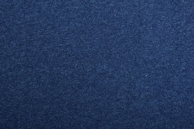 Bavlnený úplet v tmavo modrom melíri 0624/053
