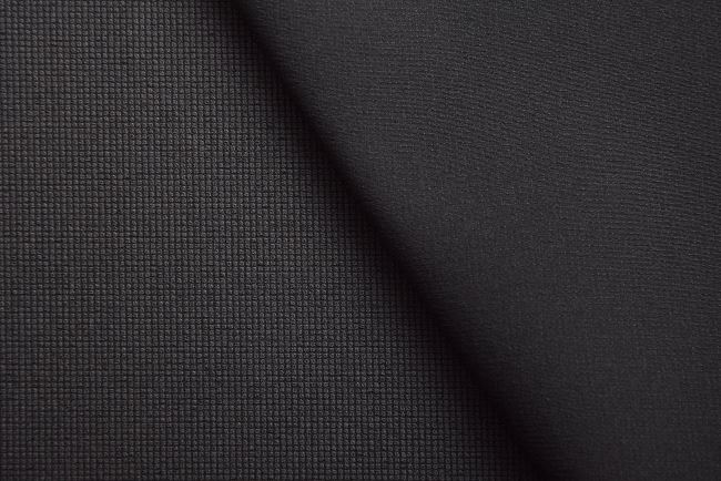 Látka na športové elastické nohavice v tmavo šedej farbe DEC0010