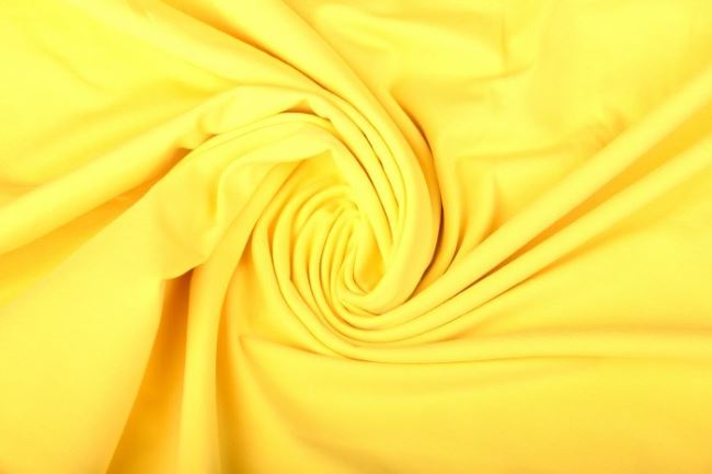 Bavlnený úplet v žltej farbe TG77161