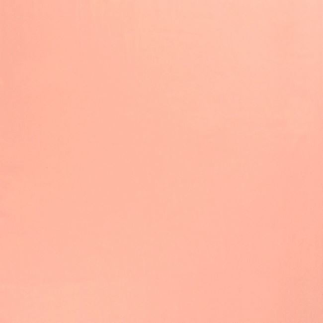 Bavlnený strečový satén v lososovej farbe 03122/012