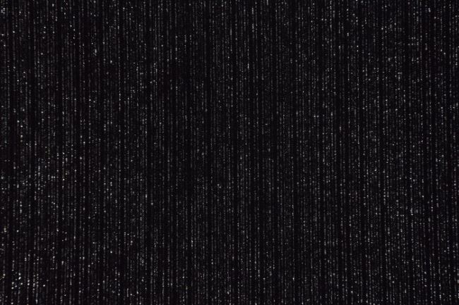 Zamat čiernej farby so striebornou prúžkou 134.164.5001