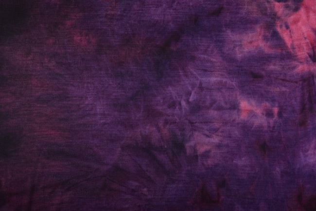 Pletenina s fialovým batikovaným vzorom 9420/800