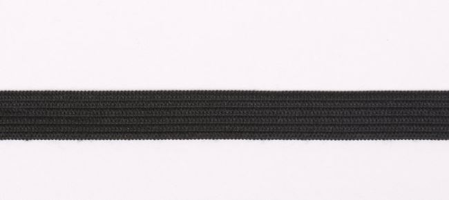 Bielizňová guma čierna o šírke 10 mm I-EL0-88010-332